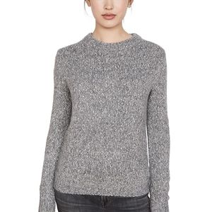 Brand new Theory soft, wool blend gray speckled crewneck sweater. Small